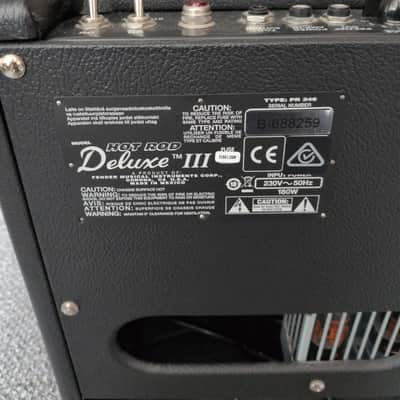 Fender Hot Rod Deluxe III 3-Channel 40-Watt 1x12" Guitar Combo 2010 - 2017 - Black image 5