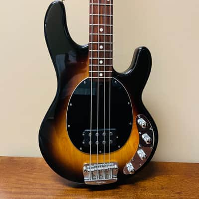 Ernie Ball Music Man StingRay 4-string Electric Bass Guitar - Vintage Sunburst image 4