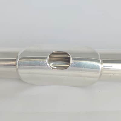 Yamaha yfl-517 solid silver headjoint AM cut image 8