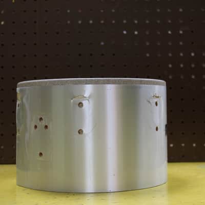1980s Tama Imperialstar 6.5x10 Tom Tom Shell in Metallic White image 5
