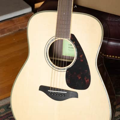 Yamaha FG830 Spruce/Laminate Rosewood Natural Dreadnought Acoustic Guitar #0600 image 1