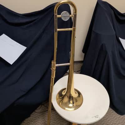 Yamaha YSL-354 Standard Trombone 2010s - Lacquered Brass image 3