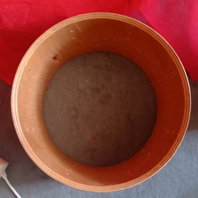 Vintage 1970s/1980s Sonor Phonic 14x10" Tom Shell - 9-Ply German Beech - Red ? image 7
