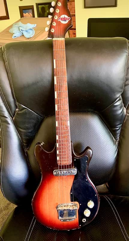 Teisco E- 100 mid 60s - Tobacco Burst (D) image 1