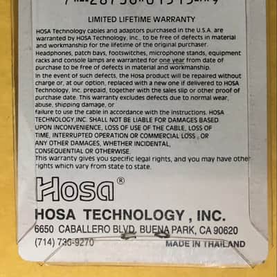 Hosa YPP-117 1/4" TRS to Dual 1/4" TS Female - 6" image 3