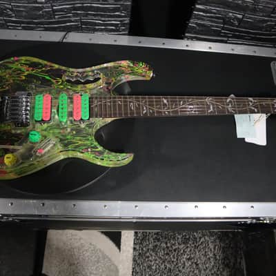 Ibanez JEM20th Steve Vai Signature 20th Anniversary 2007 - Clear Splatter image 13
