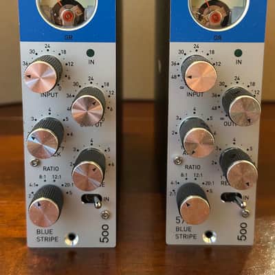 PAIR IGS Audio 576 Blue Stripe 500 Series FET Compressor Modules - Consecutive Serial Numbers! image 2
