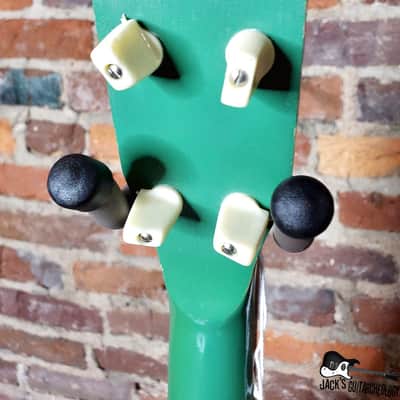Harmony "Island Stencil" American Made RARE Soprano Ukelele (1950s, Green) image 13
