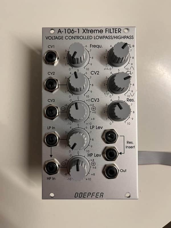 Doepfer A-106-1 Xtreme Filter Voltage Controlled Lowpass / Highpass 2010s - Silver image 1