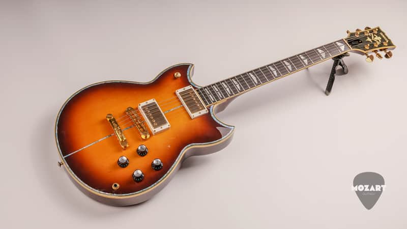Yamaha SG1000 1981 Japan Tobacco Sunburst Ebony Board Gibson Burstbucker 2 image 1