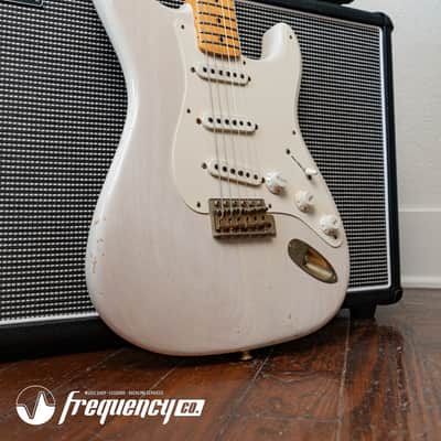 Fender Custom Shop Limited Edition 1956 Stratocaster in White Blonde with a AA Flamed Maple Neck - 2011 image 5