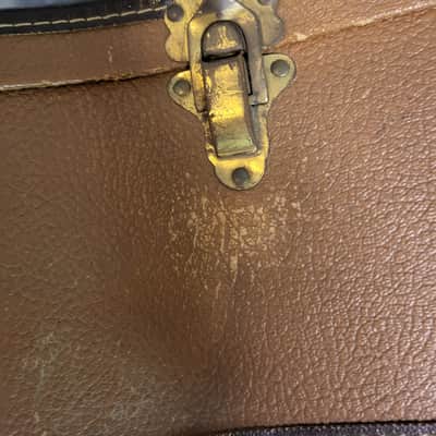 Vintage RARE 1950 Gibson Branded L5 L7 Arch Top Brown Soft Shell Guitar Case image 8