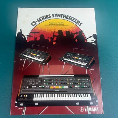 Yamaha CS-50 CS-60 CS-80 Literature Original