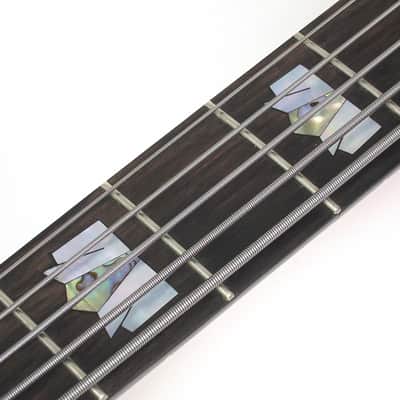 1976 USA Custom Made Electric Bass American Flag Model Red White & Blue Stars & Stripes Inlay wOHSC image 8