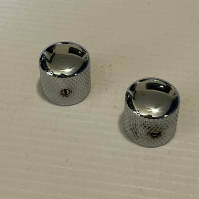 2000's Jackson JS30RR & Dinky Guitar Chrome Dome Metal Volume Set Screw Knob Set image 3