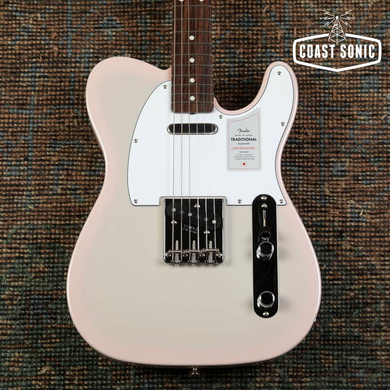 2025 Fender Traditional 60s Telecaster Made In Japan Stardust Pink image 1
