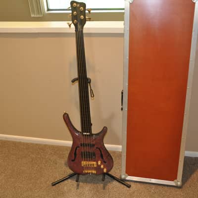 Warwick One Of A Kind Infinity V Custom Shop Fretless Bass Guitar - AAAA Birdseye image 9