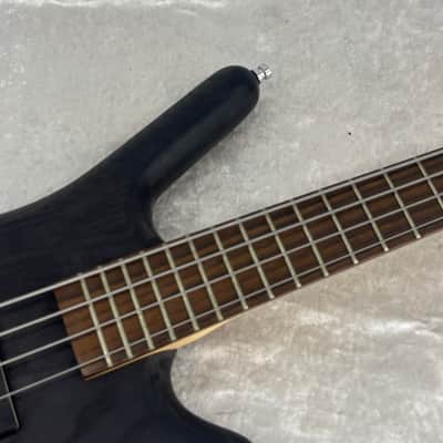 Warwick Rockbass Corvette $$ 4 string electric bass guitar in Nirvana black stai image 2