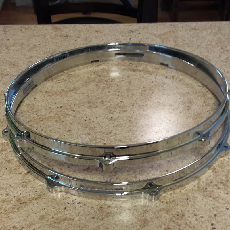Tama Starclassic 8 Lug Snare Hoops Chrome image 1