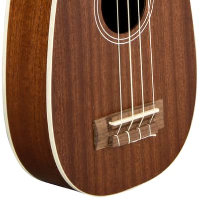 LANIKAI MA-P Mahogany Pineapple Sopran Akustik-Ukulele inkl. Tasche image 4