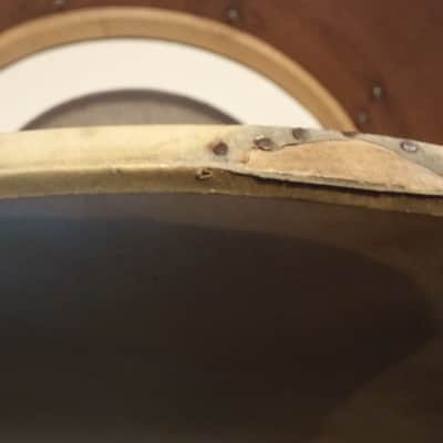 WFL Leedy Ludwig VINTAGE USA Gretsch 20" Calf Skin Bass Drum Head 40s 50s NICE SHAPE NO TARIFFS image 16