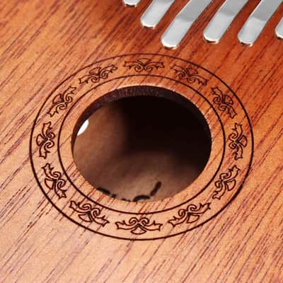 17 Keys Kalimba Thumb Piano High-Quality Wood Mahogany Body Musical Instrument Bundle Starter Kit image 8