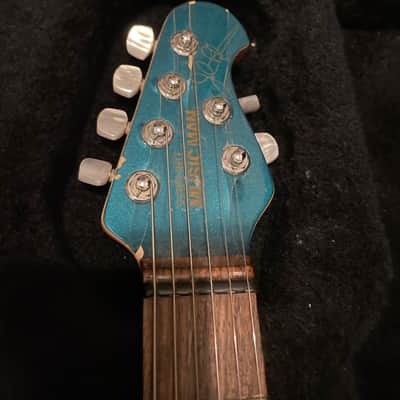 Ernie Ball Music Man JP6 Piezo 2007 - Teal Pearl image 10