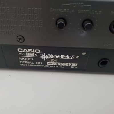 Casio RZ-1 - Drum Machine Sampler Sequencer - Manual included - Tested image 12