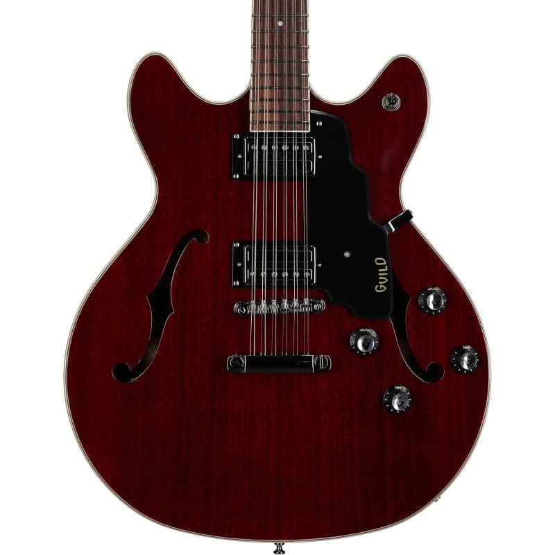 Guild Starfire I Electric Guitar, 12-String, Cherry Red image 1