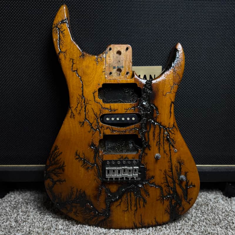 Ibanez Fractal-Burned Guitar Body image 1