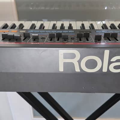 Roland Juno-106 61-Key Programmable Polyphonic Synthesizer 1984 - 1985 - Black image 16