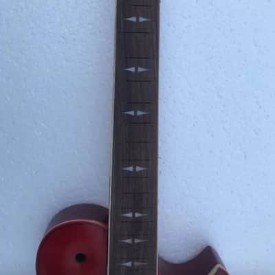 Sunburst Finish Les Paul Style Guitar Body with Mahogany Neck and Rosewood Fingerboard image 4