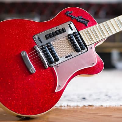 1962 Hagstrom P46 Deluxe - Red Sparkle image 1