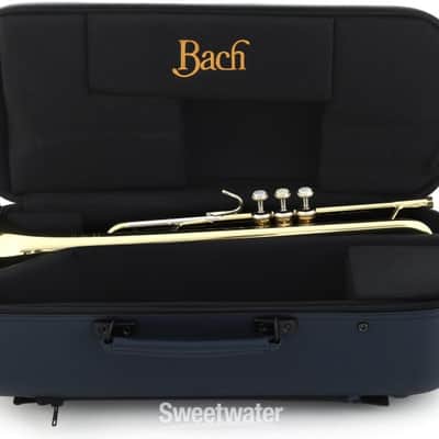 Bach 18043R Professional Stradivarius Bb Trumpet - Reverse Leadpipe - 43 Bell - Clear Lacquer (BA18043Rd1) image 5