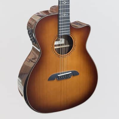Alvarez AGE95CESHB Grand Auditorium Red Cedar/Macassar Ebony Acoustic-Electric Guitar - Shadowburst image 2