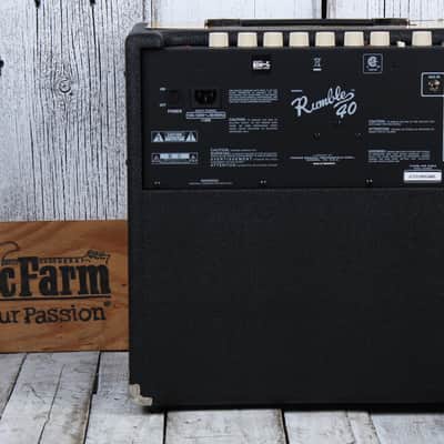 Fender® Rumble 40 Bass Electric Guitar Amplifier 40 Watt 1 x 10 Solid State Amp image 8