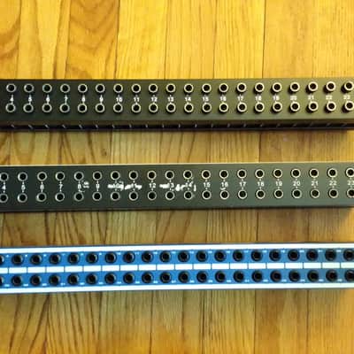 2x Neutrik NYS-SPP-L1 and 1x Samson S-Patch 48-Point TRS Patchbays image 1