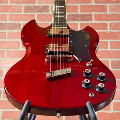 Guild Polara Deluxe Electric Guitar - Cherry Red image 6