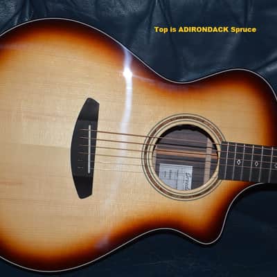 Breedlove Premier Concert Burnt Amber CE Adirondack Top 2025 - Gloss Lacquer image 7
