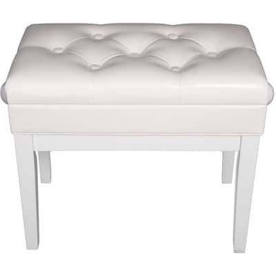 QUIK LOK PB/106 WH L Panca in Legno Bianco Lucido per Pianoforte image 2