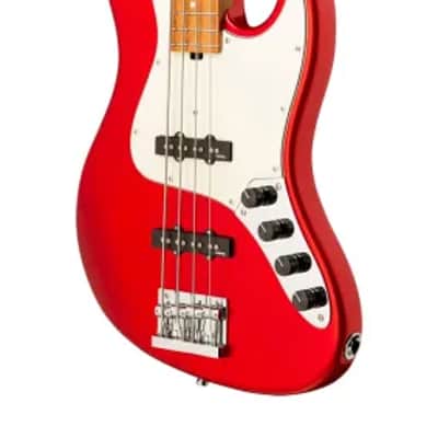 Sadowsky MetroExpress 21-Fret Vintage J/J Bass, Roasted Maple Fingerboard, 4-String - Solid Candy Apple Red Metallic High Polish image 4