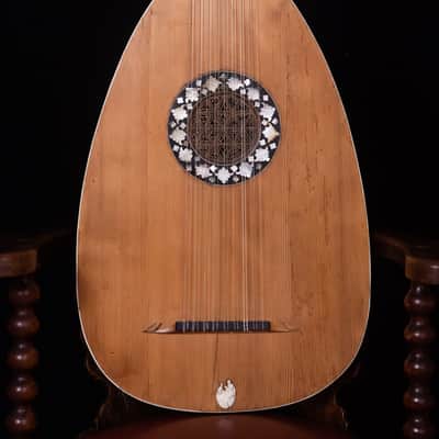 Original 17th Century Renaissance Bass Lute - Professional performance condition image 1