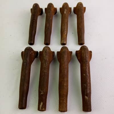 Leedy 10-24 NOS Threaded Tension-Rod Snare/Bass Drum Claw Wood Hoop Nickel-Steel image 4
