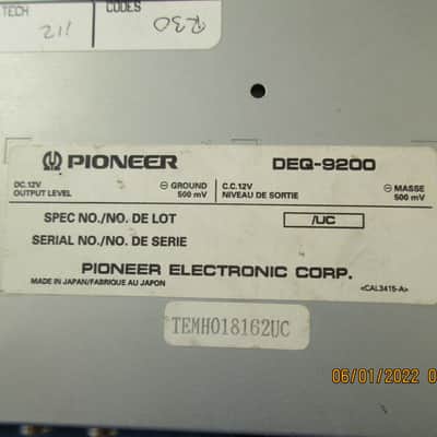 Pioneer deq 9200 old school dsp Audio Processor refurbished used image 6