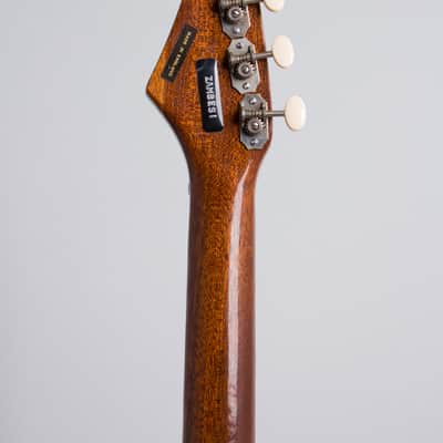 Hohner Zambesi 333 Solid Body Electric Guitar, made by Fenton-Weill (1962), period black hard shell case. image 6