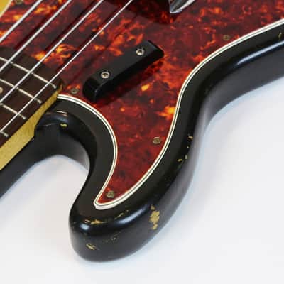 1966 Fender Precision P Bass Vintage 100% All Original Left-Handed Sunburst Lefty ‘66 P-Bass with Vintage No Logo Pre-CBS Hard Case image 6