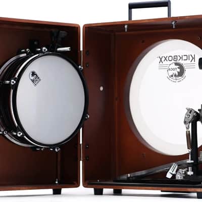 Toca Percussion Kickboxx Suitcase Drum Set with Kickboxx, 10" Snare, 10" Tom, and 3 Acce... image 3