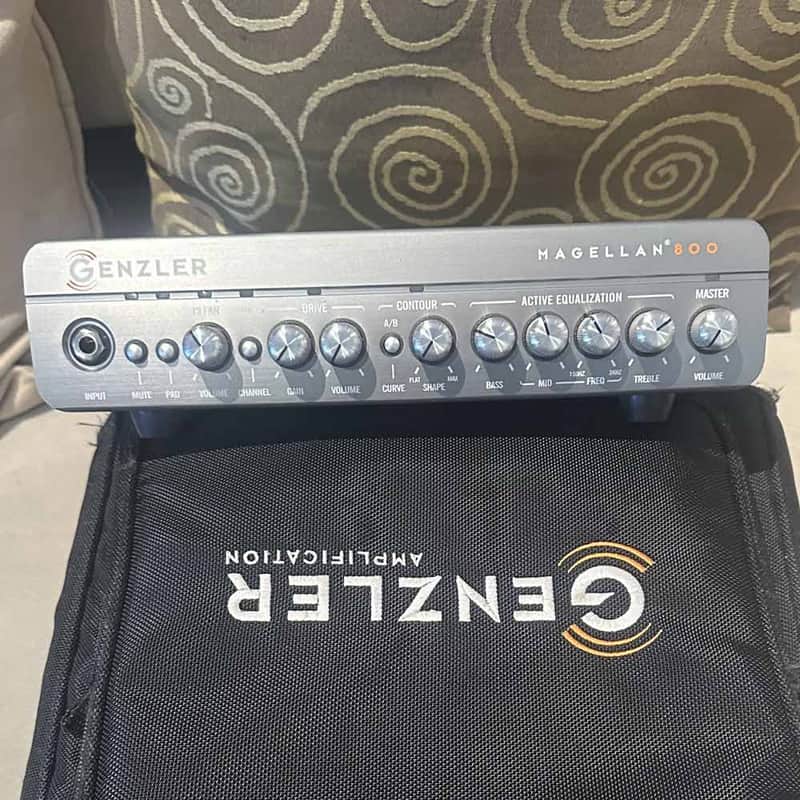 Genzler Amplification Magellan 800 High-Output Lightweight Bass Amp Head w/ Carry Bag (Pre-Owned) image 1