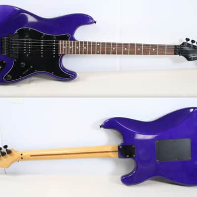 Squier Contemporary Stratocaster HSS with Floyd Rose 1989 Metallic Purple image 4
