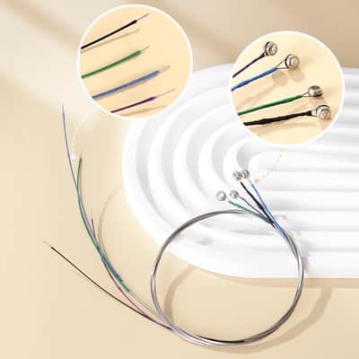 Violin Strings Full Set(G-D-A-E), Universal Steel Strings for 4/4 3/4 Size Violins, Quality Synthetic Steel Core with Nickel-Plated Ball End image 2